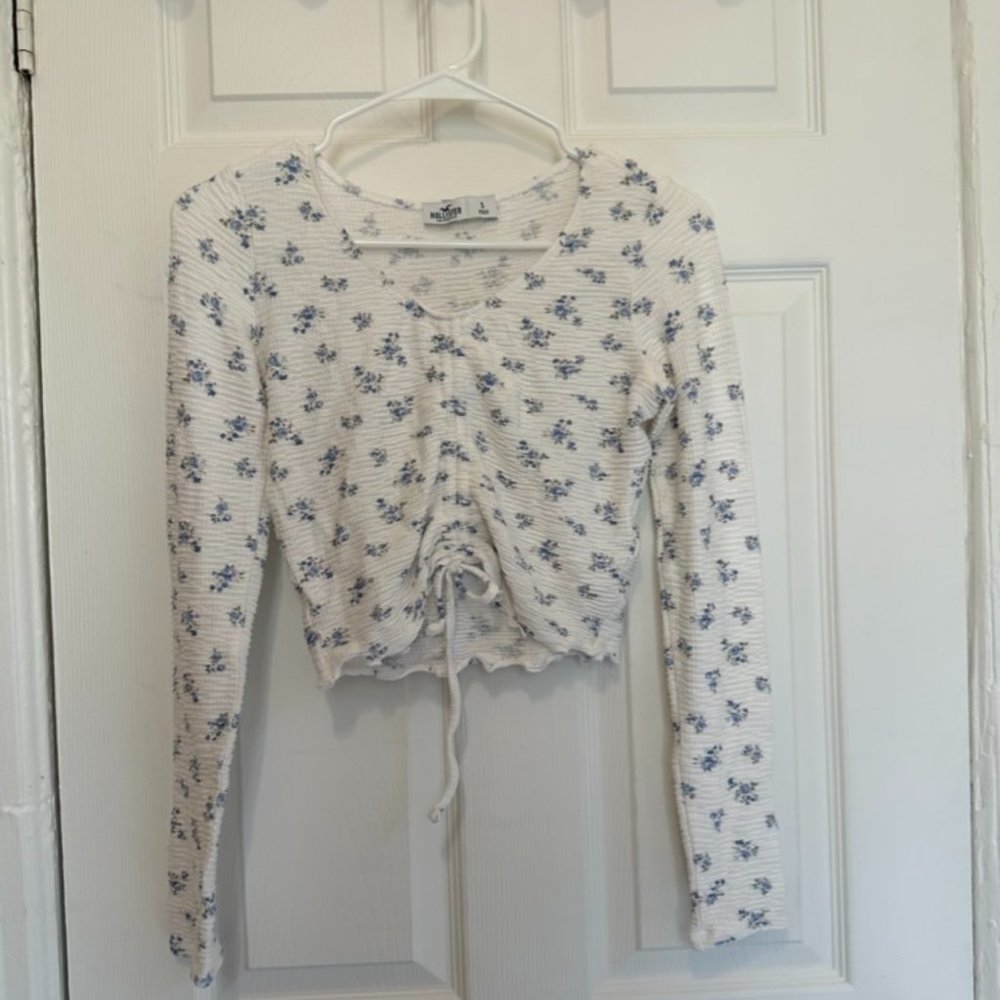 Hollister Long Sleeved DrawstringTop